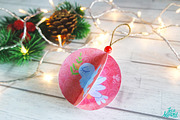Animated Dove Christmas Ornament
