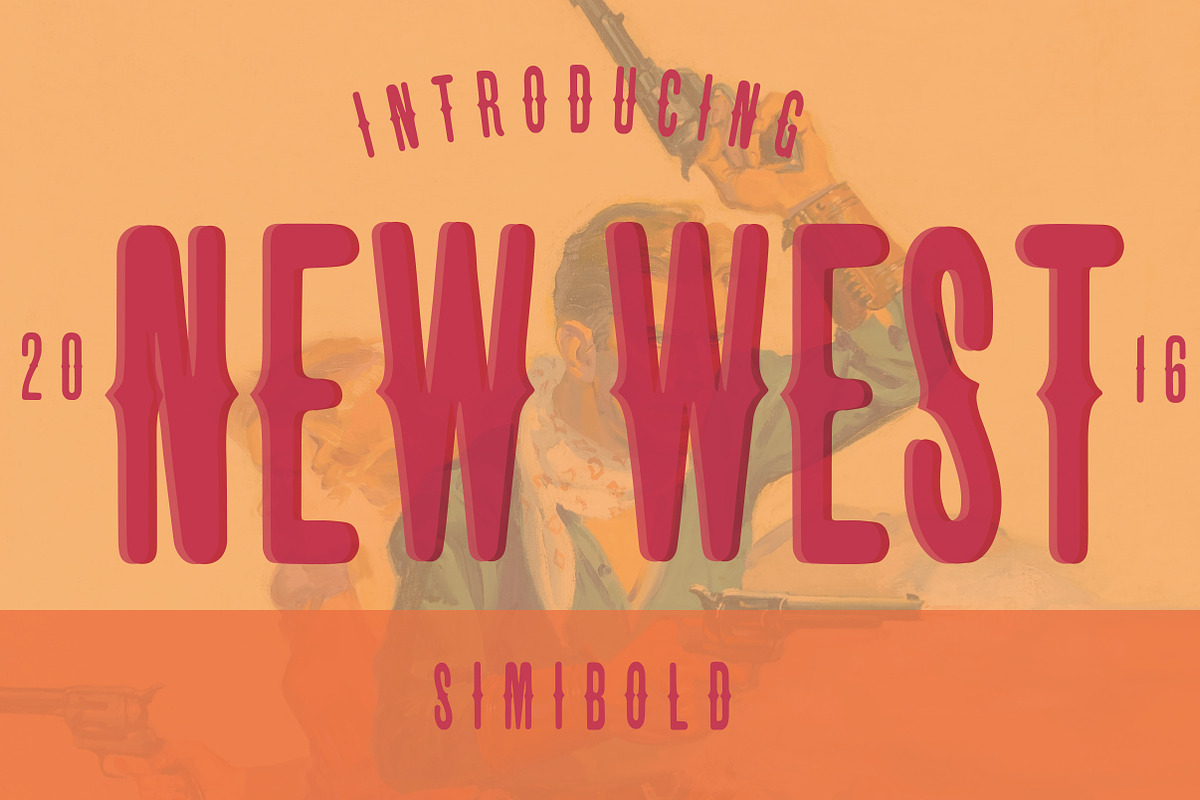 New West in Display Fonts - product preview 8