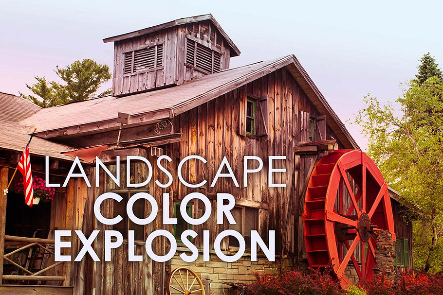 9 Landscape Color Explosion Presets
