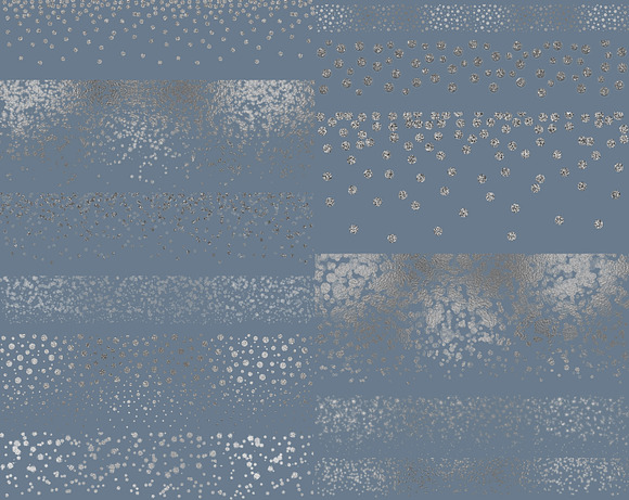 Silver confetti border overlay in Patterns - product preview 3