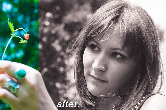 32 B & W Portraiture Presets in Add-Ons - product preview 5