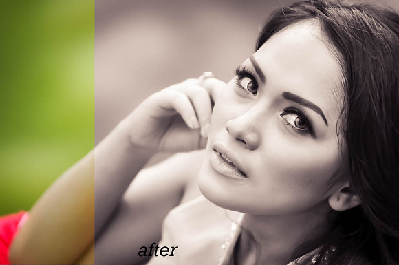 32 B & W Portraiture Presets in Add-Ons - product preview 6