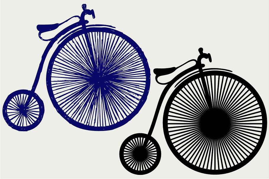 Penny farthing SVG