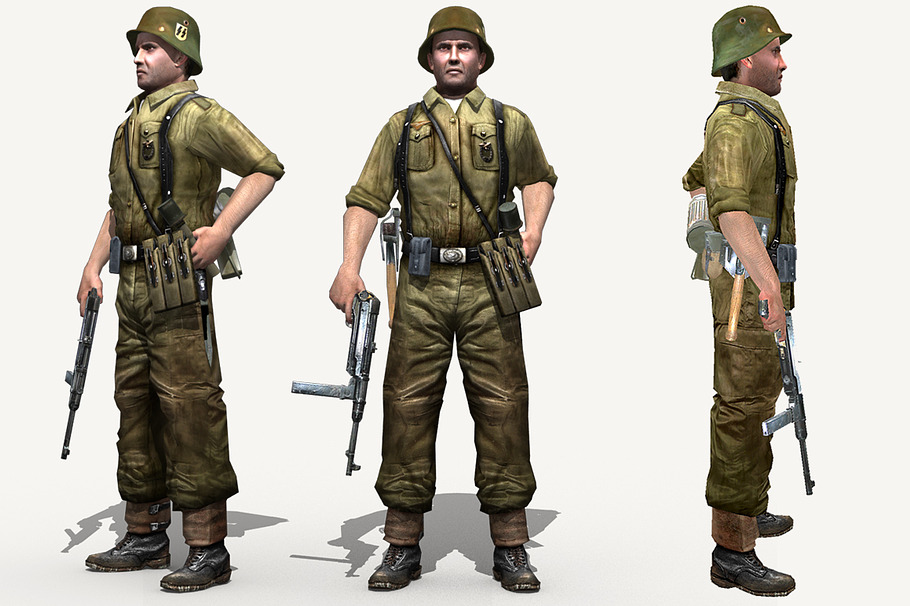 WWII German Soldier in People - product preview 2
