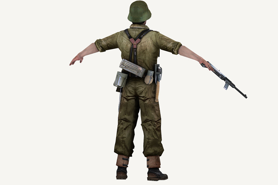 WWII German Soldier in People - product preview 3