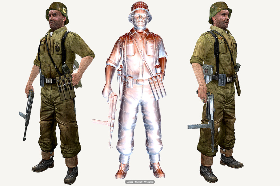 WWII German Soldier in People - product preview 4