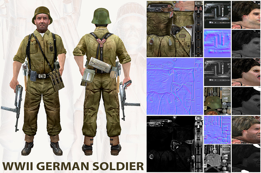 WWII German Soldier in People - product preview 5