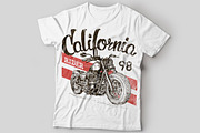 Motorcycles T-shirt graphics set  