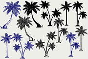 Palm trees SVG