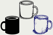 Coffee cups SVG