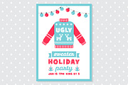 Ugly Sweater Party 5x7 Invitation