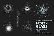 Broken Glass Set