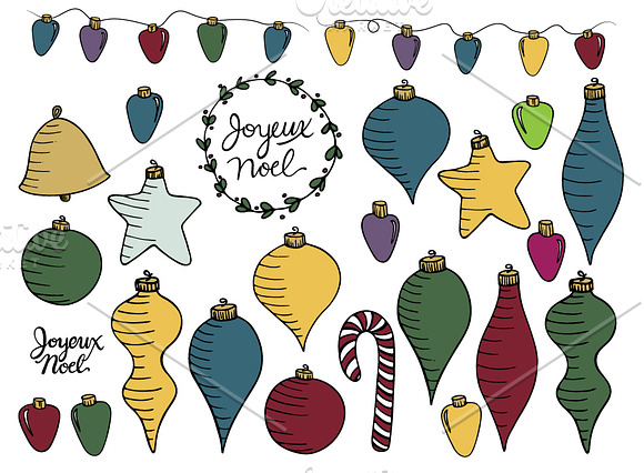 40 Holiday Vector Ornaments in Illustrations - product preview 3