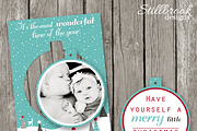 Pop Out Christmas Card Template
