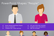 PowerPoint shapes "People"