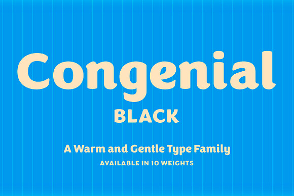 Congenial Black in Sans-Serif Fonts - product preview 13