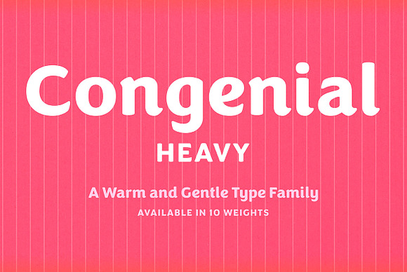 Congenial Heavy in Sans-Serif Fonts - product preview 13