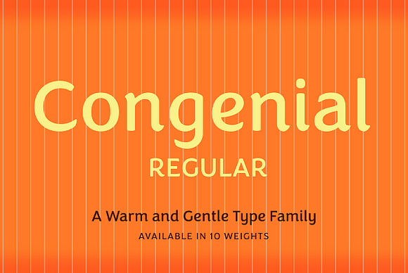 Congenial Regular in Sans-Serif Fonts - product preview 12