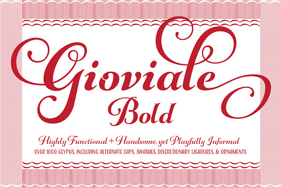 Gioviale - Bold in Script Fonts - product preview 29