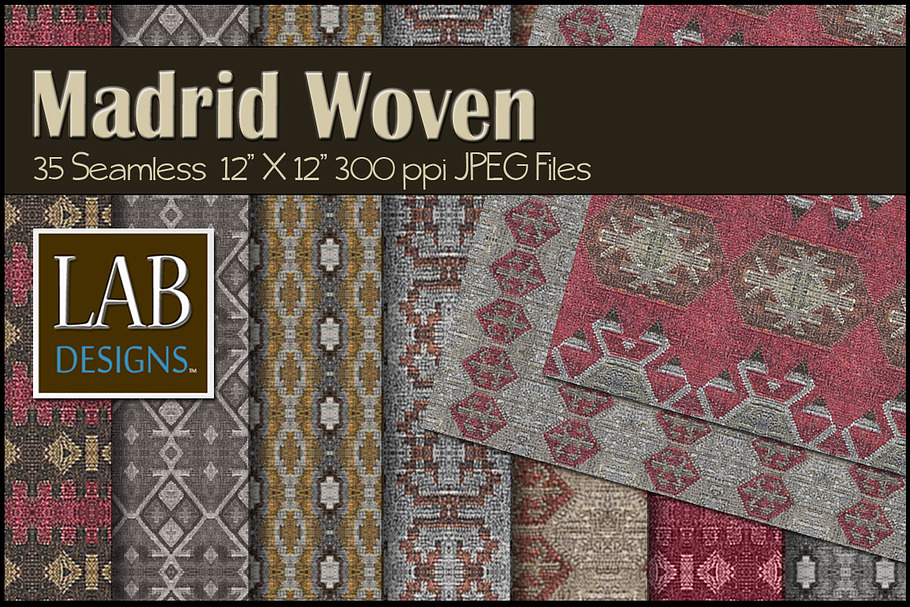 35 Spanish Woven Fabric Textures