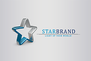 3D Star Brand Logo