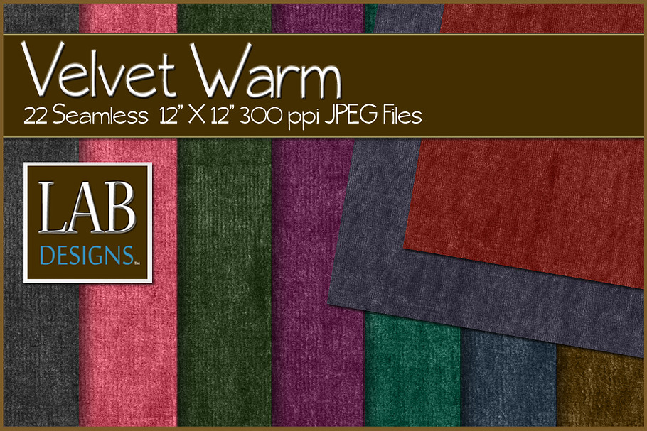 22 Warm Velvet Fabric Textures