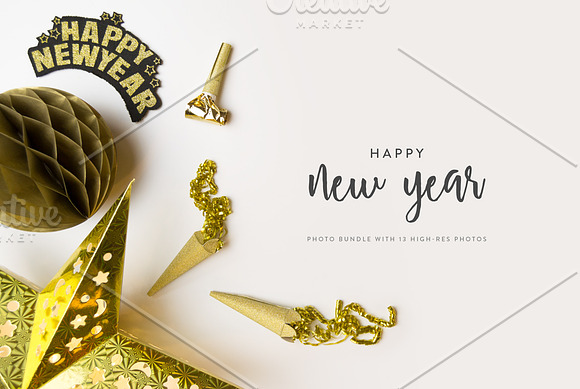 Happy New Year Photo Bundle in Product Mockups - product preview 1