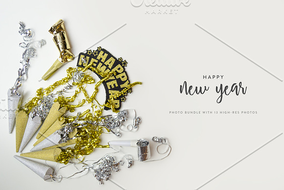 Happy New Year Photo Bundle in Product Mockups - product preview 7