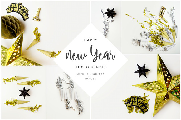 Happy New Year Photo Bundle in Product Mockups - product preview 13