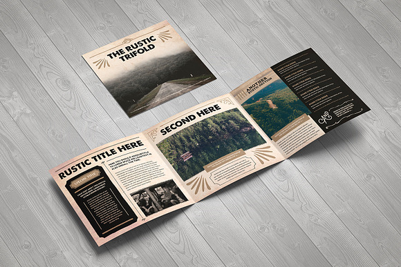 The Rustic Trifold in Brochure Templates - product preview 2