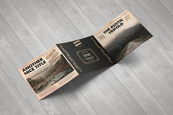The Rustic Trifold in Brochure Templates - product preview 3