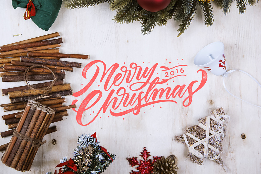 Merry Christmas 9 Photo Overlays in Illustrations - product preview 8