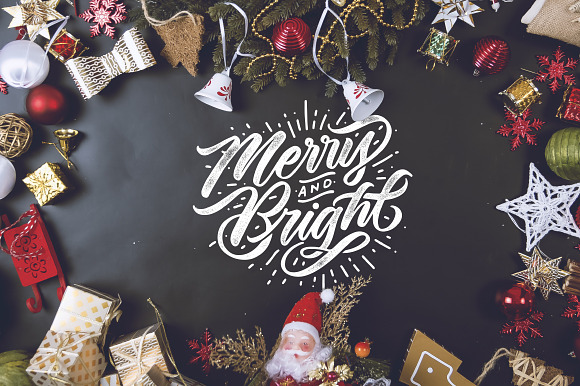 Merry Christmas 9 Photo Overlays in Illustrations - product preview 2