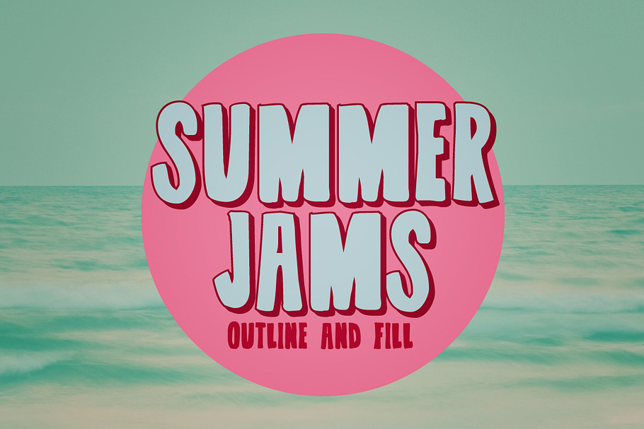 Summer Jams in Display Fonts - product preview 8