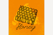 Beehive and Honey