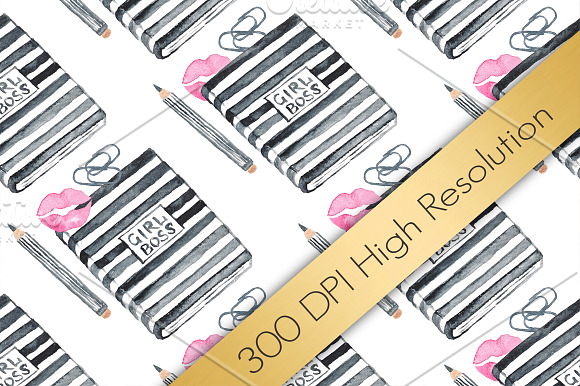 Planner Girl Digital Paper Pack in Patterns - product preview 1