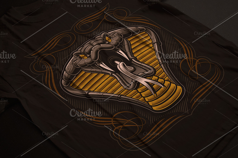 Cobra  vector Illustration in Illustrations - product preview 8