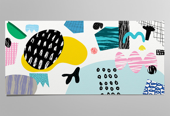 ABSTRACT COLLAGES in Illustrations - product preview 3