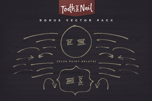 Tooth & Nail Dry Brush Font in Display Fonts - product preview 5