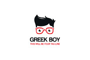 Greek boy Logo