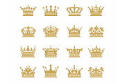 Crown gold icons