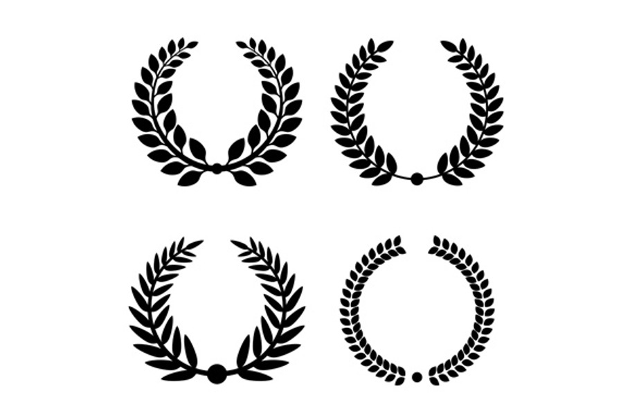 Laurel Wreaths Set in Graphics - product preview 8