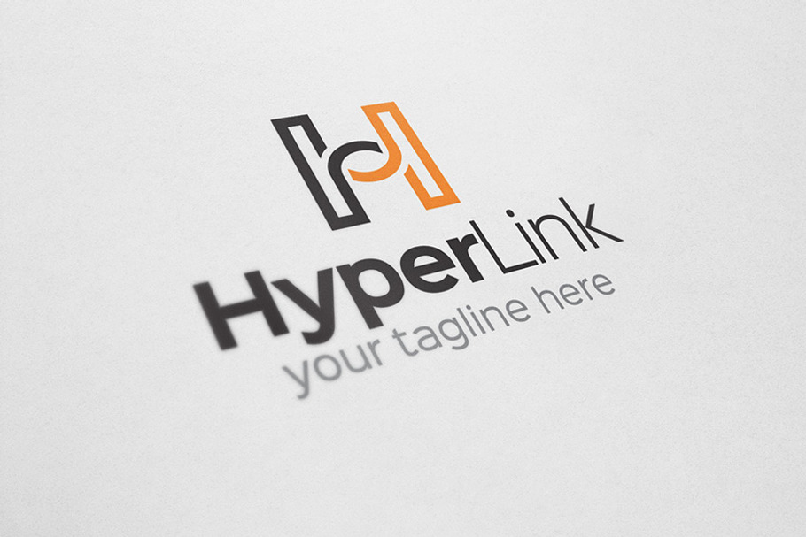 Hyper Link - H Letter Logo in Logo Templates - product preview 8