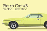 Vector Retro Car #3