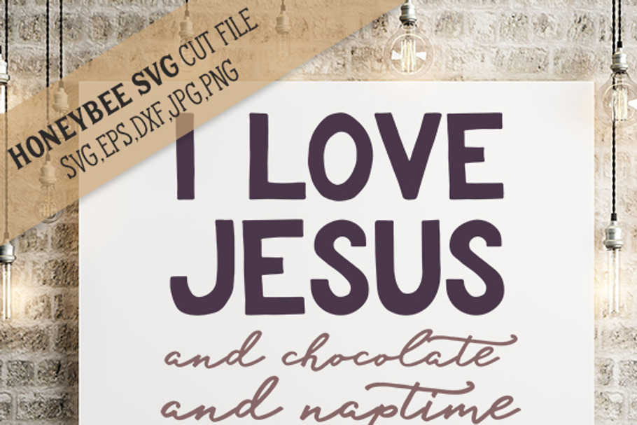 I Love Jesus, Chocolate and Naptime in Illustrations - product preview 8