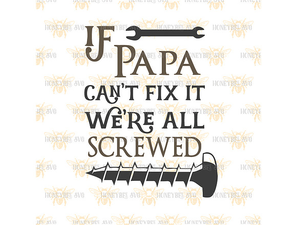 If Papa Can't Fix It We're Screwed in Illustrations - product preview 1