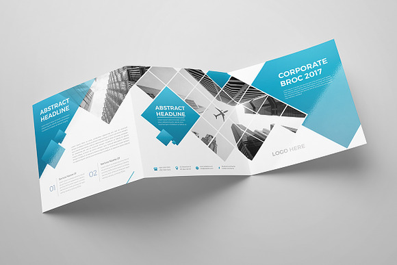 Corporate Square Brochure 01 in Brochure Templates - product preview 1