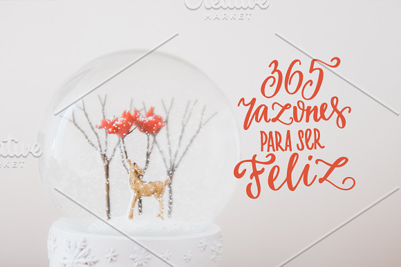 Spanish Christmas lettering overlays in Instagram Templates - product preview 3