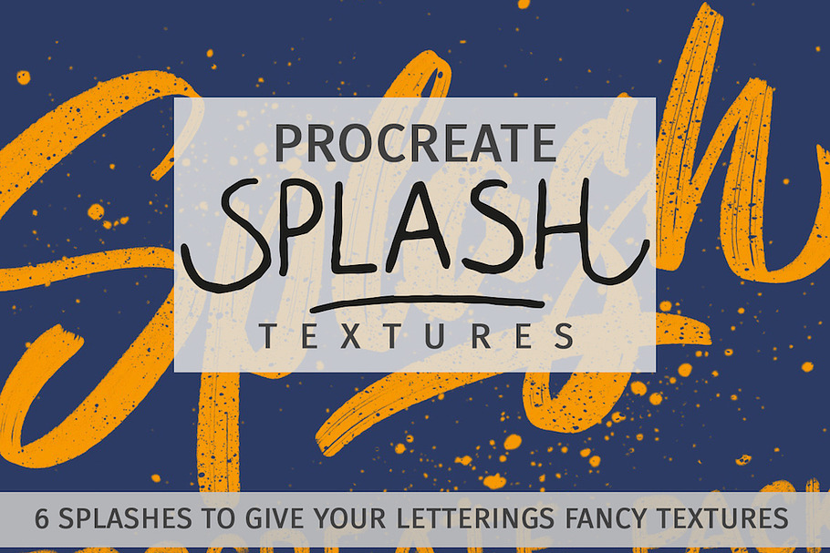 Splash Textures for Procreate App in Photoshop Brushes - product preview 8