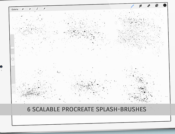 Splash Textures for Procreate App in Photoshop Brushes - product preview 2
